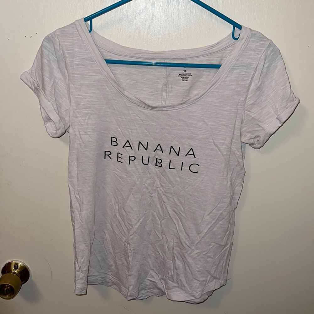 Banana republic white t-shirt